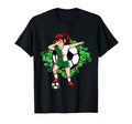 Dabbing Soccer Algeria Jersey Floral T-Shirt - Novelty Apparel for Adults - T-Shirt, Sweatshirt, Hoodie