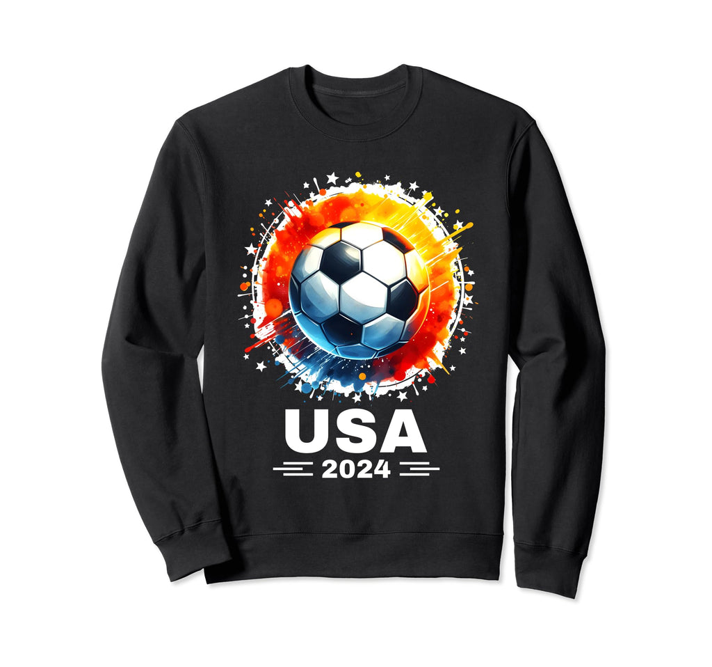 American Flag Soccer Womens Soccer Sweatshirt - Streetwear Style Men Women - T-Shirt, Sweatshirt, Hoodie