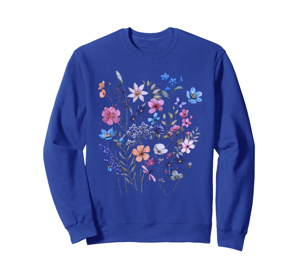 Flowers Wildflower Floral Gardening Sweatshirt - Novelty Apparel Men Women - T-Shirt, Sweatshirt, Hoodie