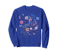 Flowers Wildflower Floral Gardening Sweatshirt - Novelty Apparel Men Women - T-Shirt, Sweatshirt, Hoodie