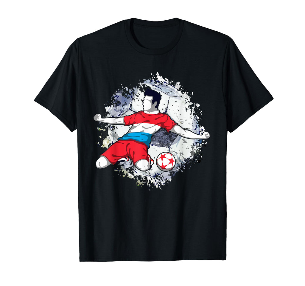 Luxembourg Soccer Proud National Flag T-Shirt - Trendy Graphic for Adults - T-Shirt, Sweatshirt, Hoodie