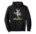 Easter Bunny Playing Soccer Player Rabbit Hoodie - Custom Art Print Unisex - T-Shirt, Sweatshirt, Hoodie
