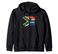 South Africa Flag Soccer Hoodie - Graphic Print Men Women - T-Shirt, Sweatshirt, Hoodie
