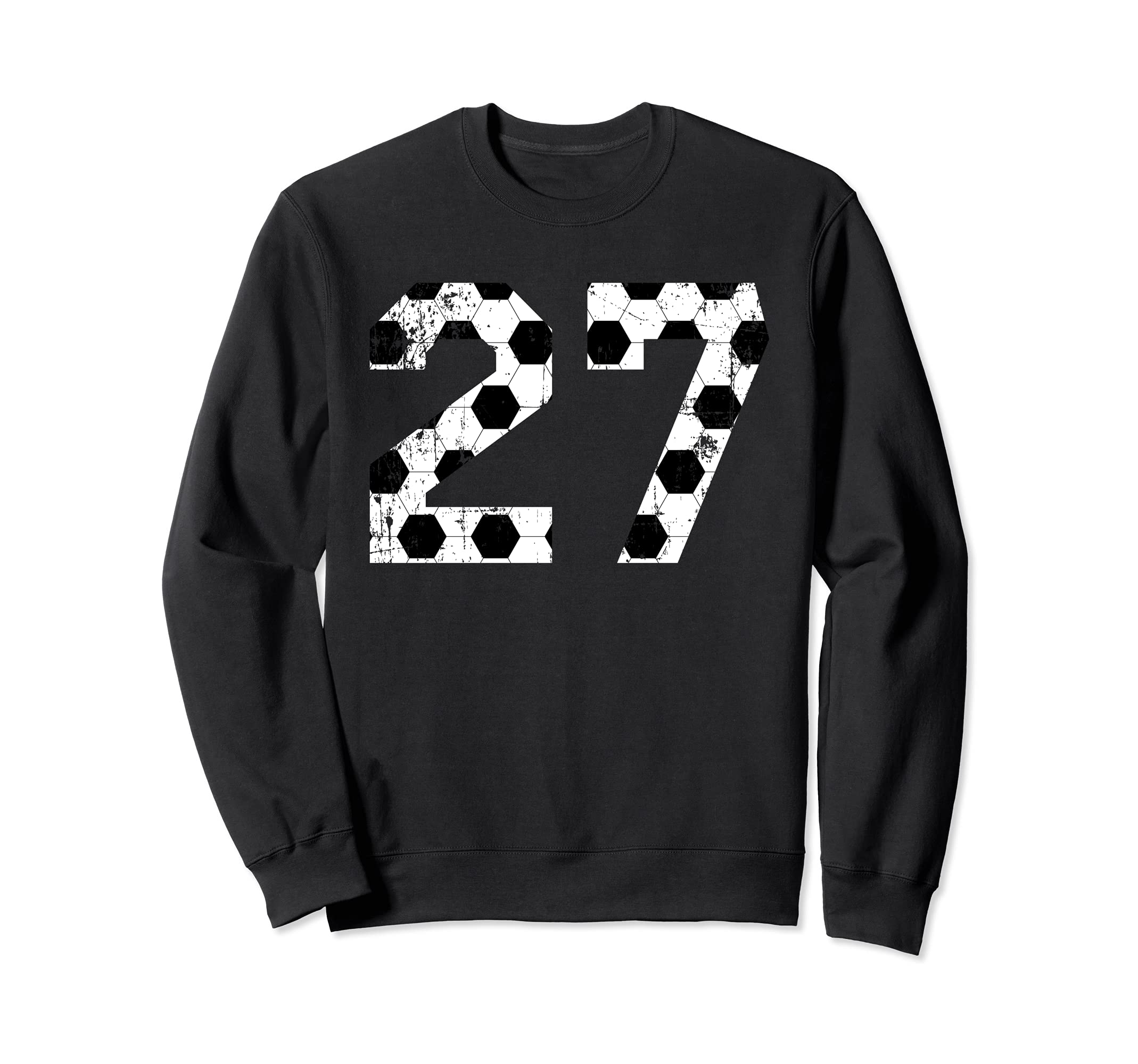 Soccer 27 Jersey Number Sweatshirt - Fun Novelty Design Unisex - T-Shirt, Sweatshirt, Hoodie
