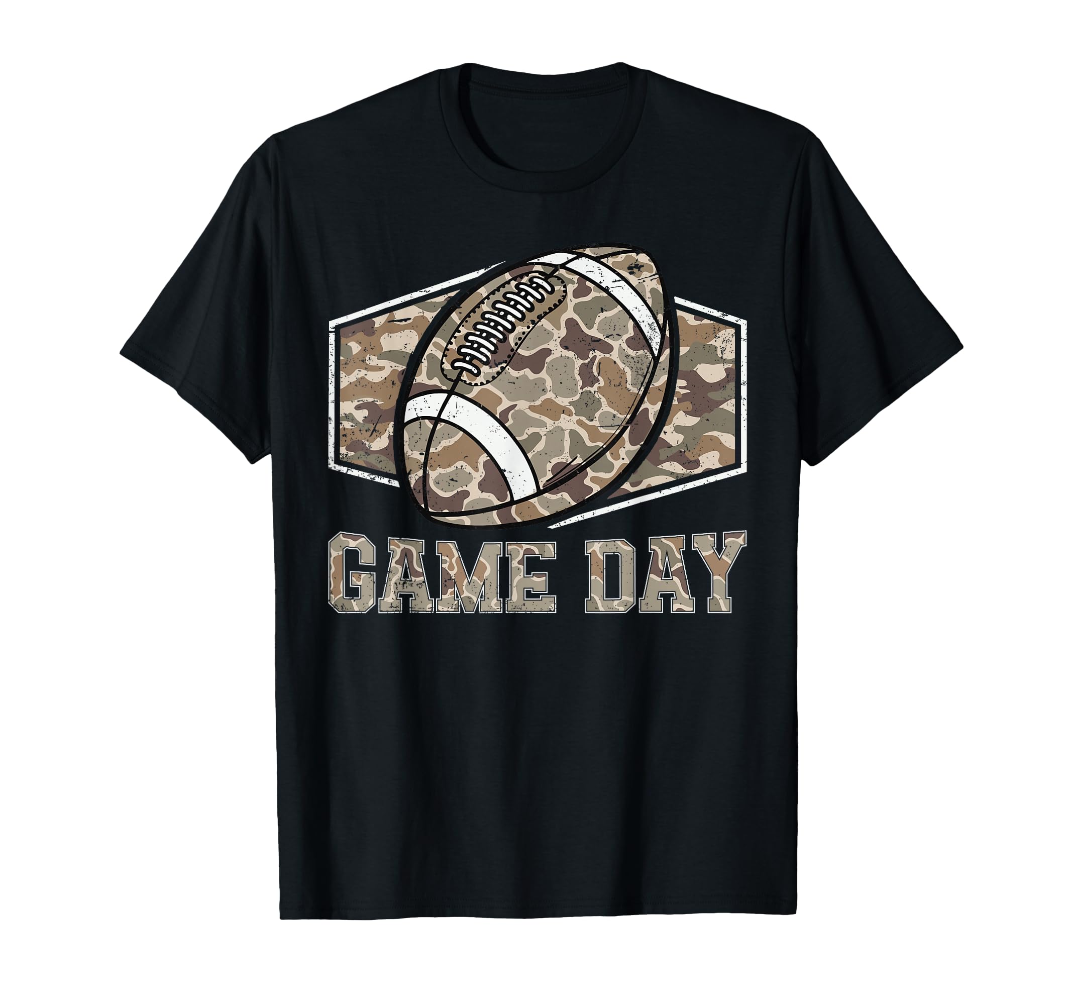 Game Day Camouflage Old Camo T-Shirt - Fun Novelty Design for Adults - T-Shirt, Sweatshirt, Hoodie