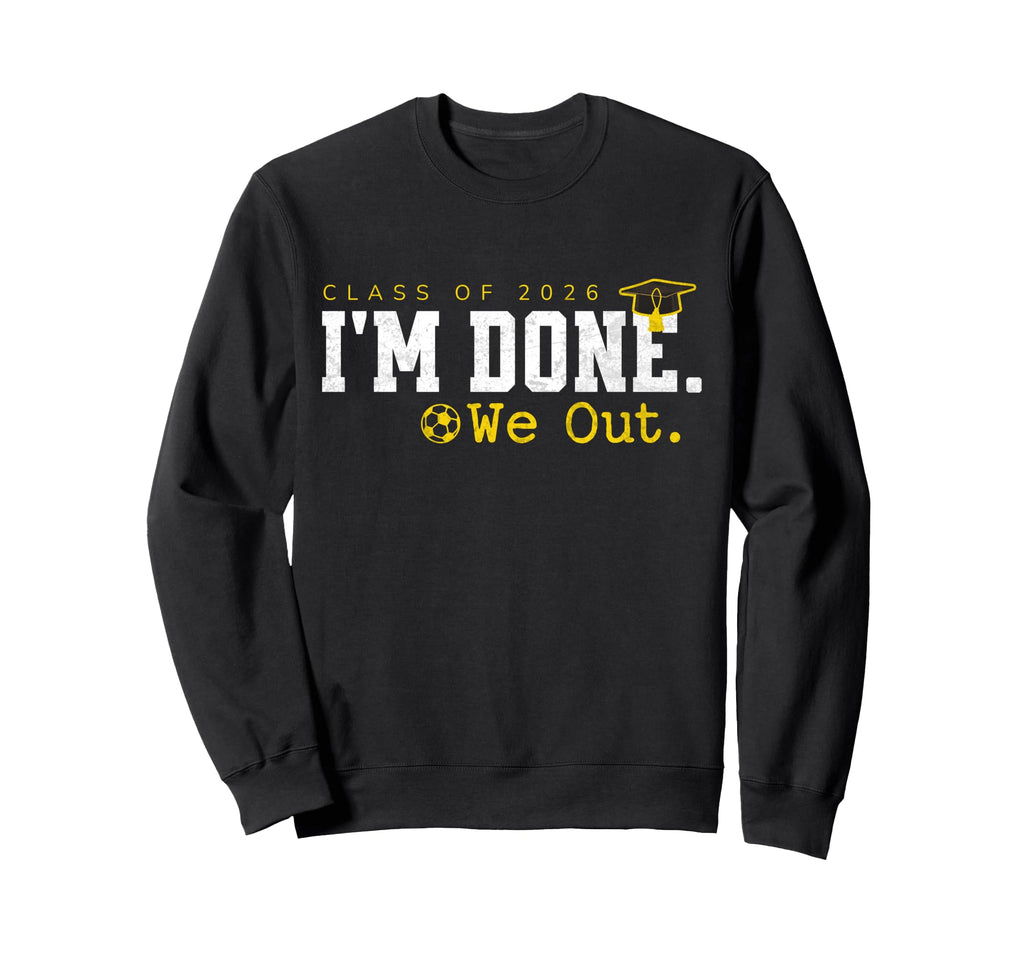 Senior Class 2026 Graduation Sweatshirt - Custom Art Print for Adults - T-Shirt, Sweatshirt, Hoodie