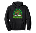 One Lucky Shamrock Soccer Coach St Hoodie - Minimalist Print Men Women - T-Shirt, Sweatshirt, Hoodie