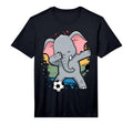 Dabbing Elephant Soccer Lovers Jersey T-Shirt - Graphic Print Unisex - T-Shirt, Sweatshirt, Hoodie