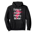 Fierce Little Power House Funny Soccer Hoodie - Novelty Apparel for Adults - T-Shirt, Sweatshirt, Hoodie
