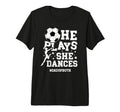 Mens Dad Both Dance And Soccer Dad T-Shirt - Custom Art Print for Adults - T-Shirt, Sweatshirt, Hoodie