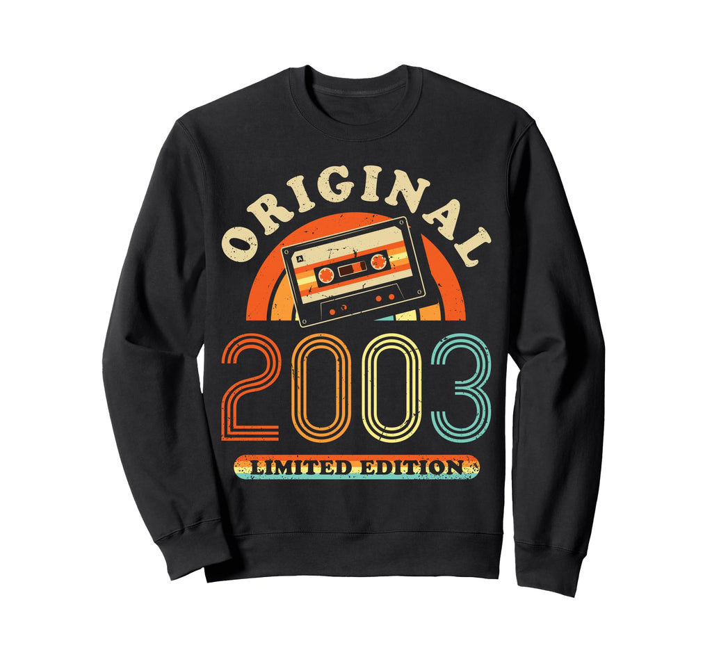 2003 Cassette Tape 23Rd Birthday Sweatshirt - Casual Everyday Wear Unisex - T-Shirt, Sweatshirt, Hoodie