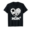 Mom Cubed Mom3 Mom Three Soccer T-Shirt - Aesthetic Graphic Unisex - T-Shirt, Sweatshirt, Hoodie