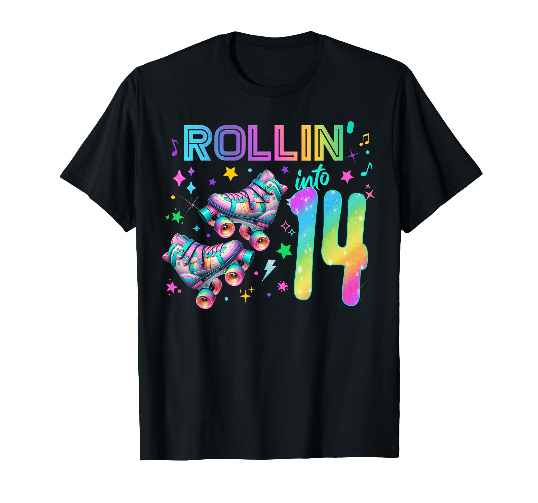 Roller Skates Birthday Outfit T-Shirt - Trendy Graphic Men Women - T-Shirt, Sweatshirt, Hoodie