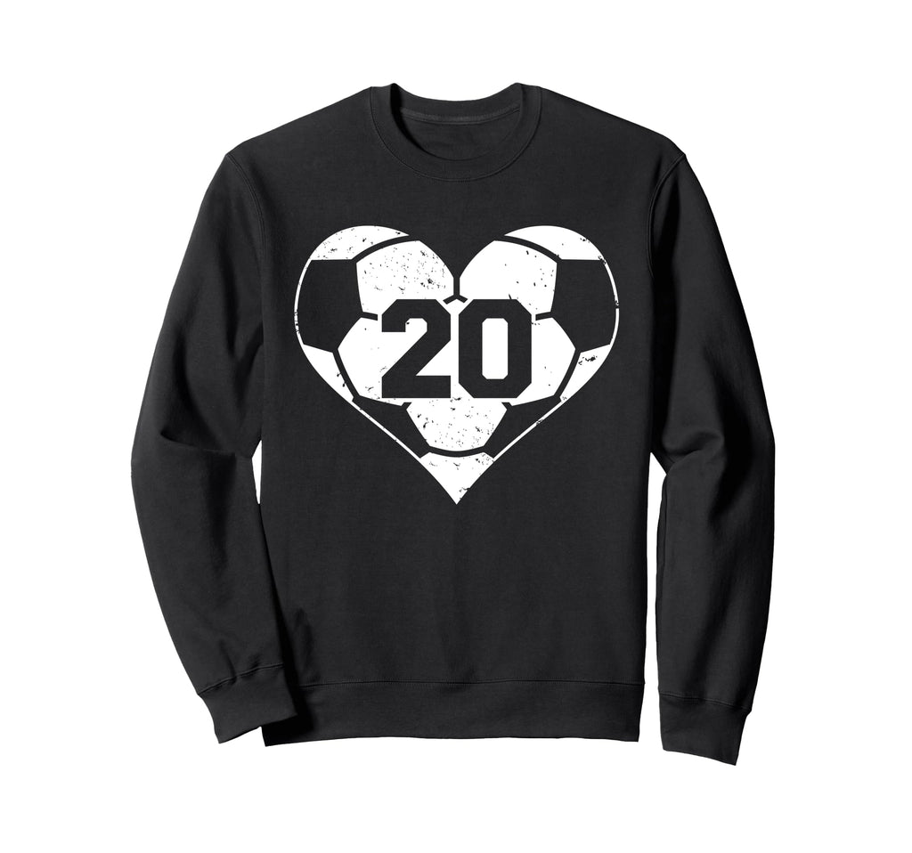 Soccer Number 20 Jersey Funny Soccer Sweatshirt - Trendy Graphic Unisex - T-Shirt, Sweatshirt, Hoodie