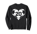 Soccer Number 20 Jersey Funny Soccer Sweatshirt - Trendy Graphic Unisex - T-Shirt, Sweatshirt, Hoodie