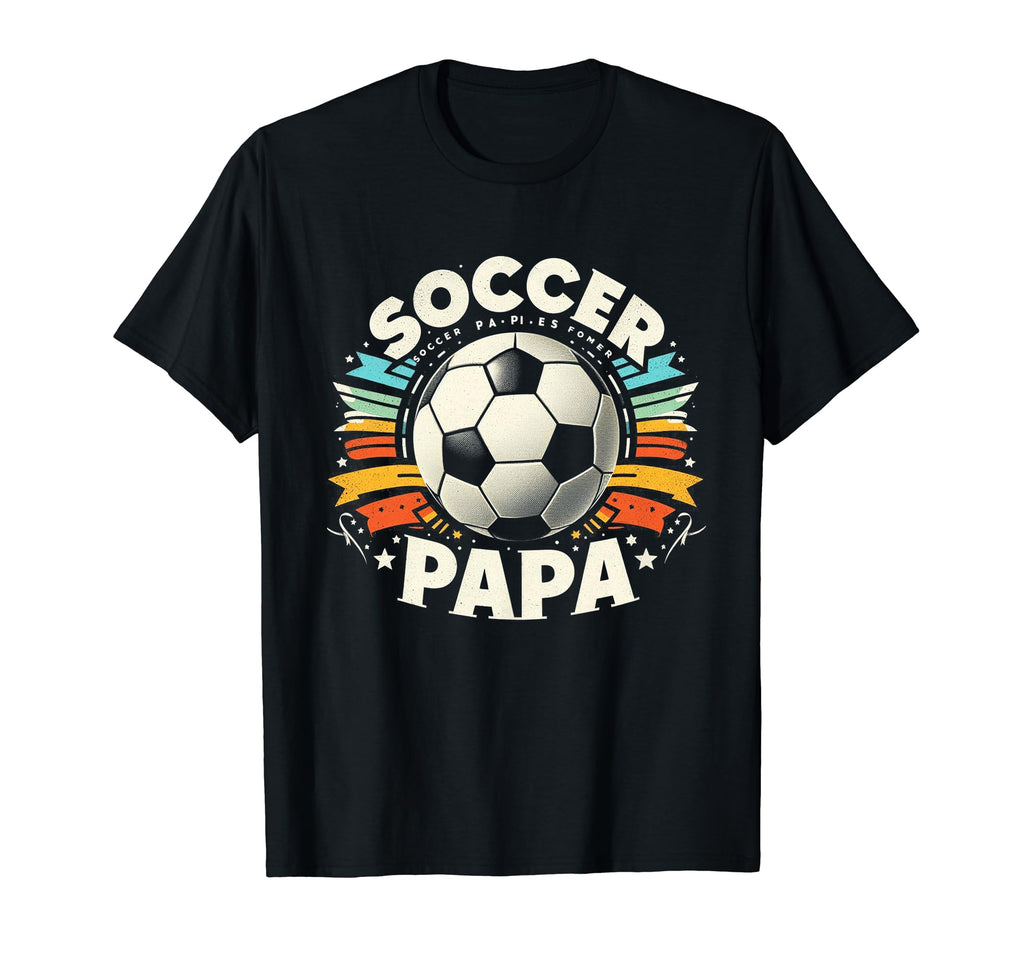 Soccer Papa Family Matching Dad Fathers T-Shirt - Trendy Graphic Men Women - T-Shirt, Sweatshirt, Hoodie