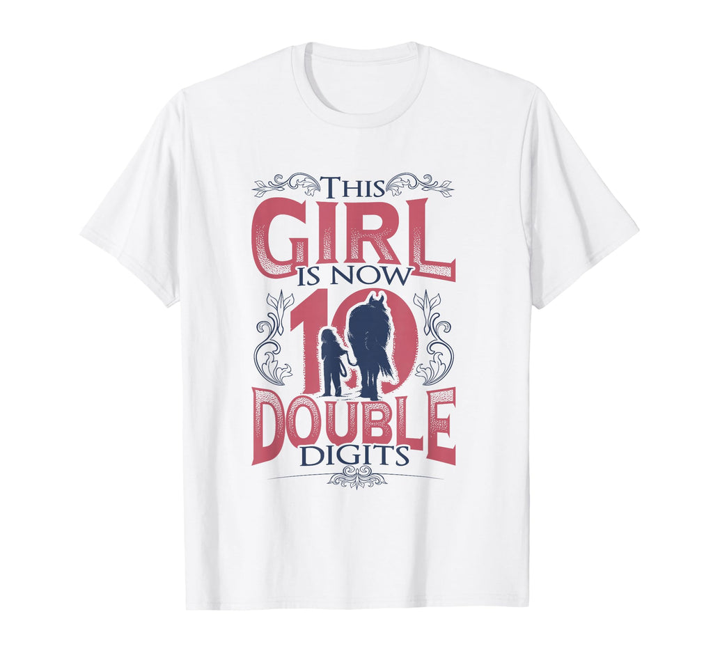Horse Birthday 10Th Birthday T-Shirt - Casual Everyday Wear for Adults - T-Shirt, Sweatshirt, Hoodie
