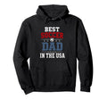 Best Soccer Dad Usa Patriotic Father Hoodie - Novelty Apparel Men Women - T-Shirt, Sweatshirt, Hoodie