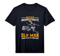 Mens Never Underestimate Old Who T-Shirt - Casual Everyday Wear Unisex - T-Shirt, Sweatshirt, Hoodie