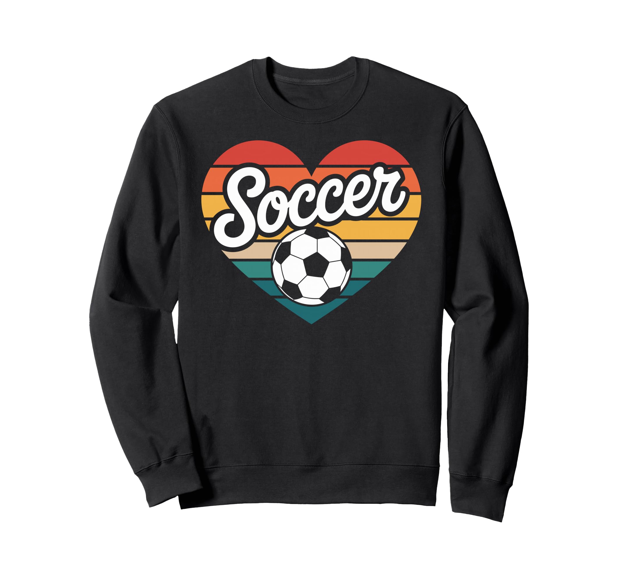 Soccer Player Heart Sweatshirt - Graphic Print for Adults - T-Shirt, Sweatshirt, Hoodie