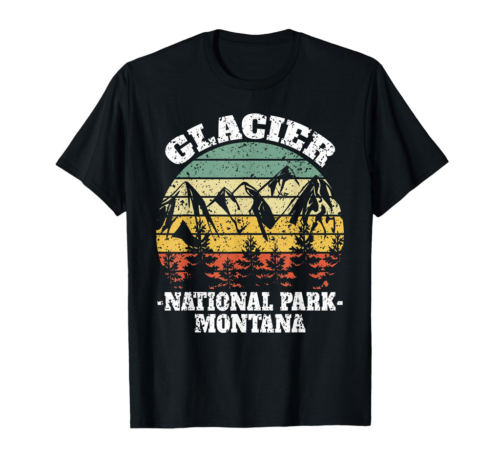 Glacier National Park Montana T-Shirt - Graphic Print Men Women - T-Shirt, Sweatshirt, Hoodie