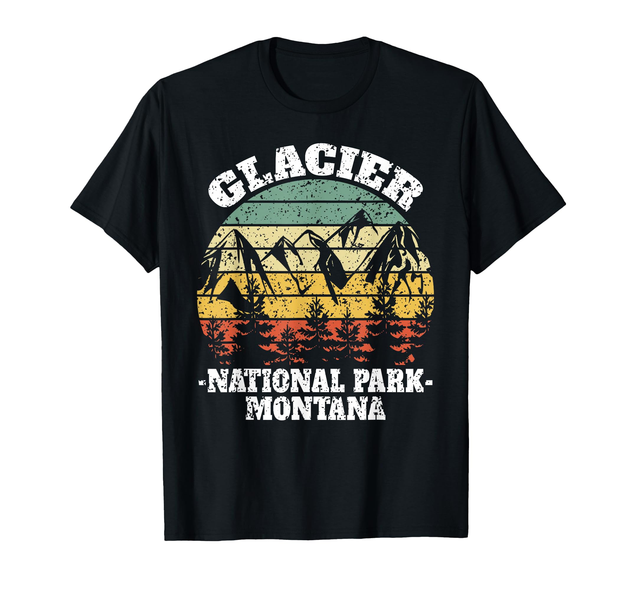 Glacier National Park Montana T-Shirt - Graphic Print Men Women - T-Shirt, Sweatshirt, Hoodie