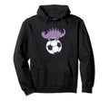 Dino Loves Soccer Dinosaur Reptile Hoodie - Fun Novelty Design Men Women - T-Shirt, Sweatshirt, Hoodie
