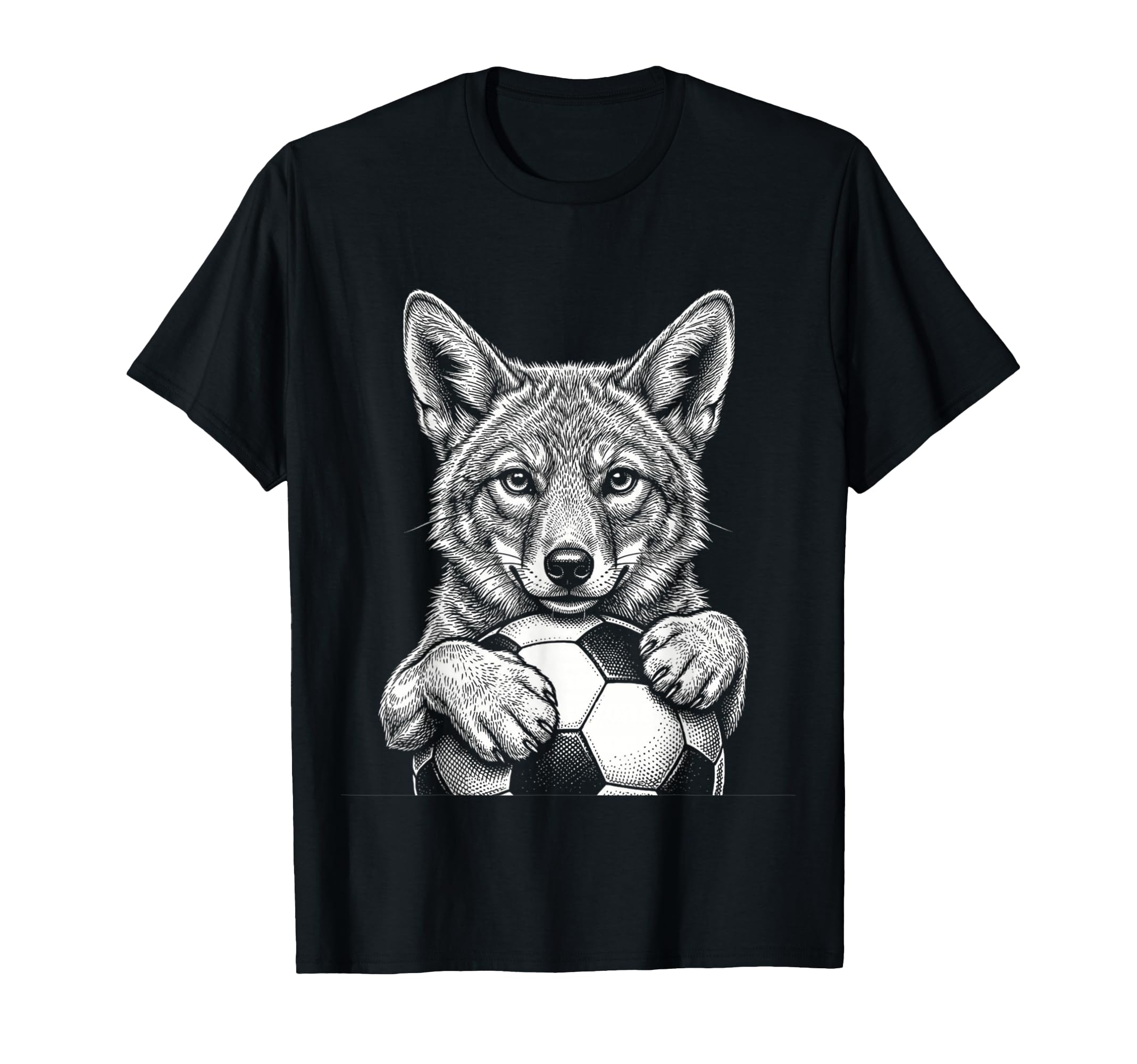 Black And White Prairie Mascot T-Shirt - Casual Everyday Wear for Adults - T-Shirt, Sweatshirt, Hoodie