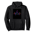 Minimalist Soccer Heartbeat Hoodie - Trendy Graphic for Adults - T-Shirt, Sweatshirt, Hoodie