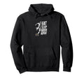 Funny Eat Sleep Soccer Repeat Soccer Hoodie - Aesthetic Graphic for Adults - T-Shirt, Sweatshirt, Hoodie