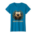 Soccer Is My Therapy Funny Soccer T-Shirt - Custom Art Print Unisex - T-Shirt, Sweatshirt, Hoodie
