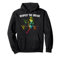 Respect Crease Lacrosse Goalkeeper Hoodie - Fun Novelty Design Men Women - T-Shirt, Sweatshirt, Hoodie