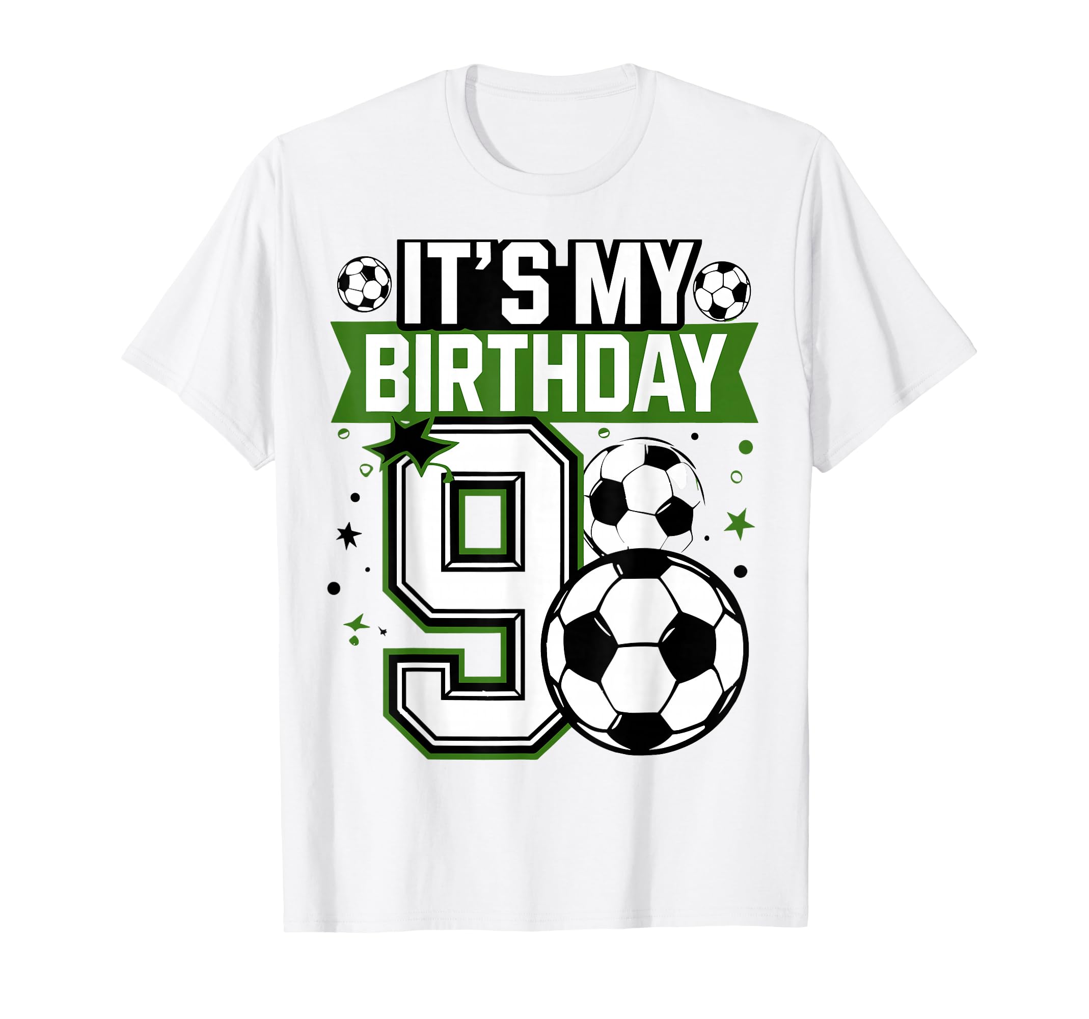 Birthday Tees 9 Soccer Its My 9Th T-Shirt - Graphic Print Men Women - T-Shirt, Sweatshirt, Hoodie