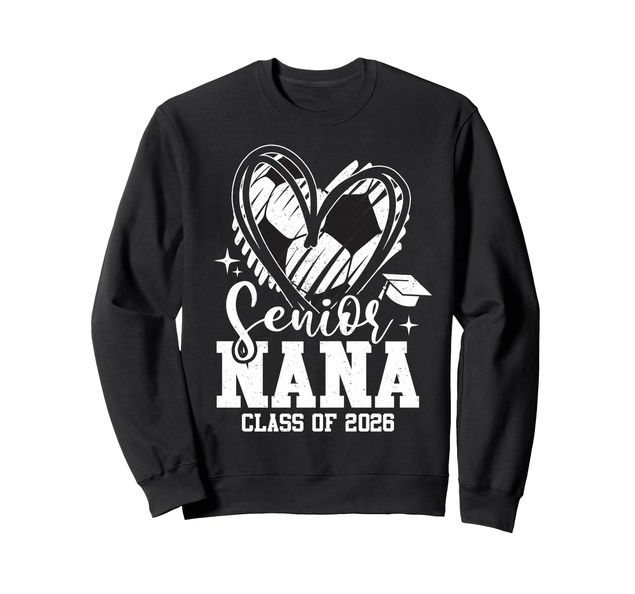 Senior Nana Class 2026 Soccer Sweatshirt - Trendy Graphic for Adults - T-Shirt, Sweatshirt, Hoodie