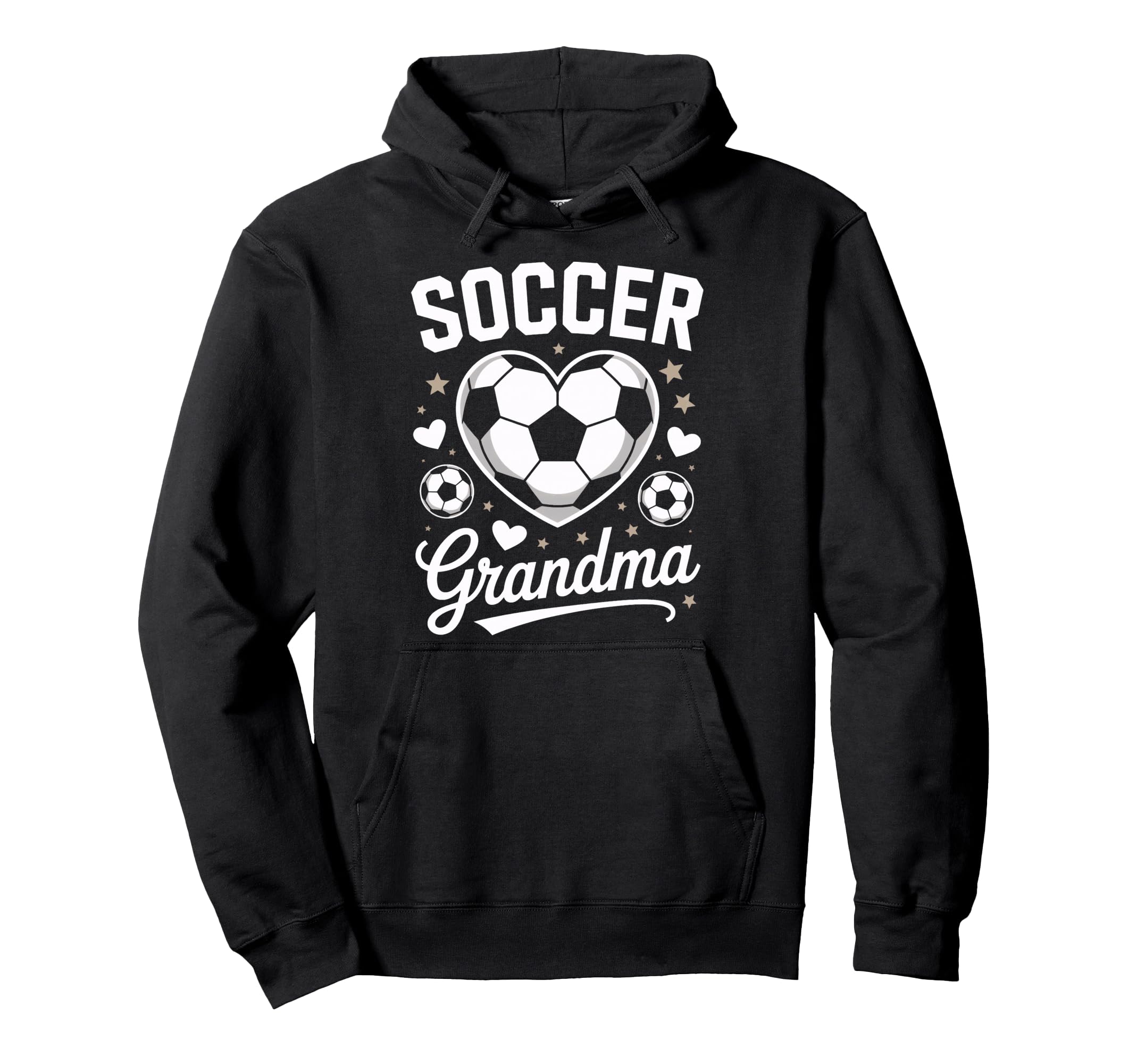 Soccer Grandma Proud Soccer Fan Hoodie - Aesthetic Graphic Men Women - T-Shirt, Sweatshirt, Hoodie