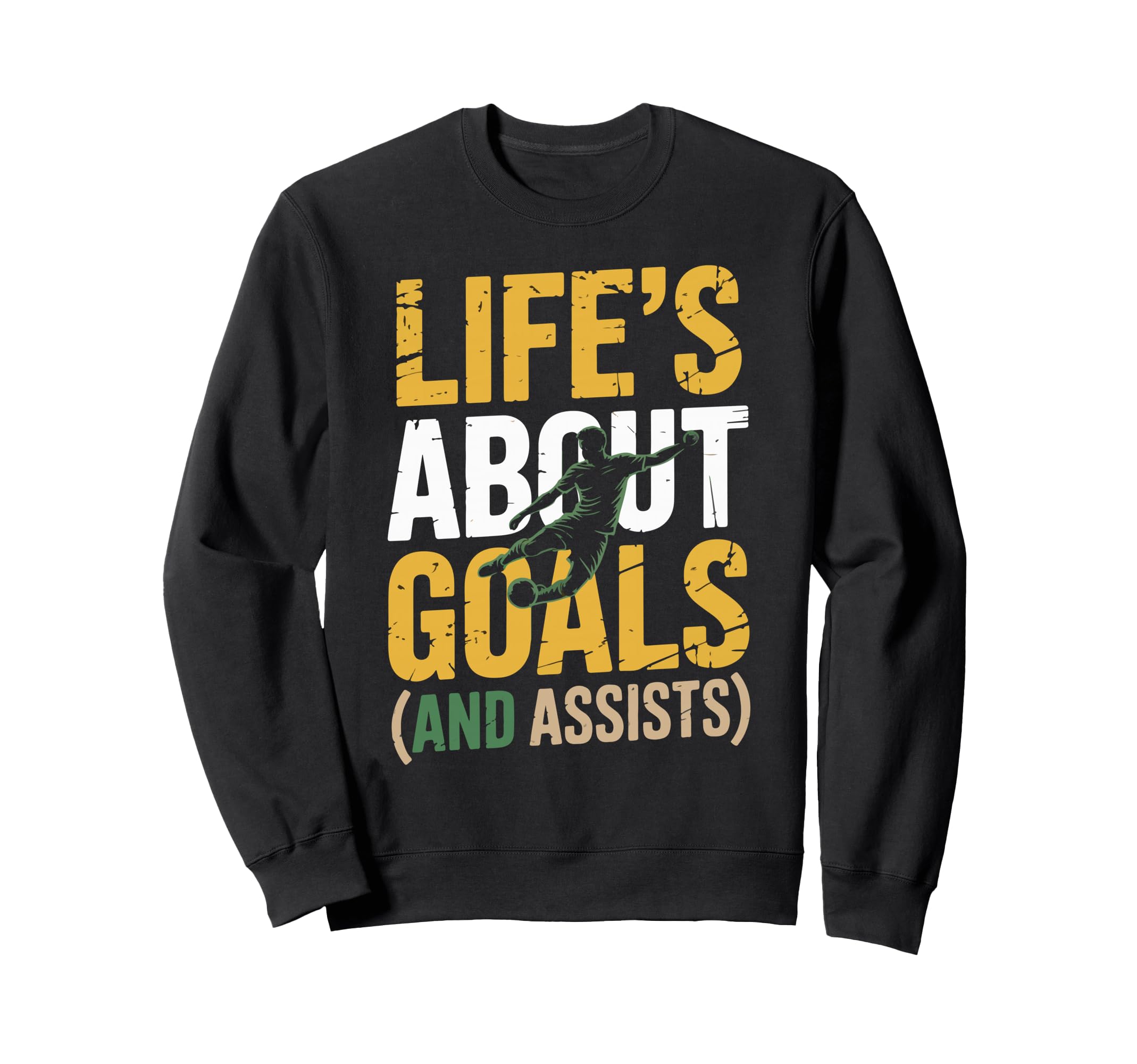 Funny Soccer Art Soccer Sweatshirt - Casual Everyday Wear for Adults - T-Shirt, Sweatshirt, Hoodie