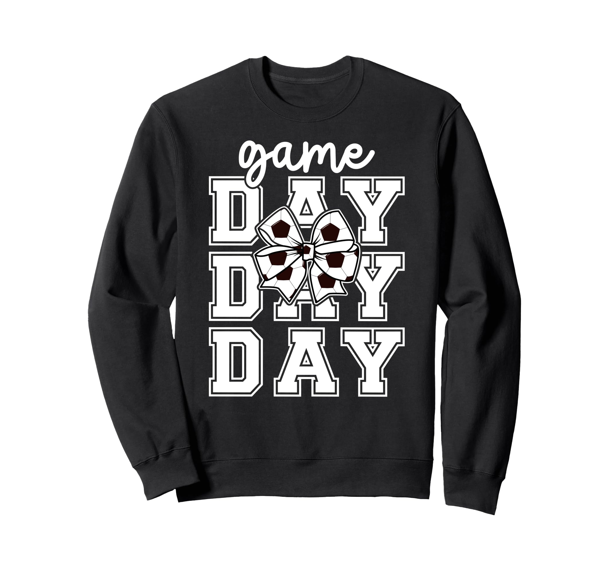 Game Day Soccer Coquette Soccer Sweatshirt - Unique Graphic for Adults - T-Shirt, Sweatshirt, Hoodie