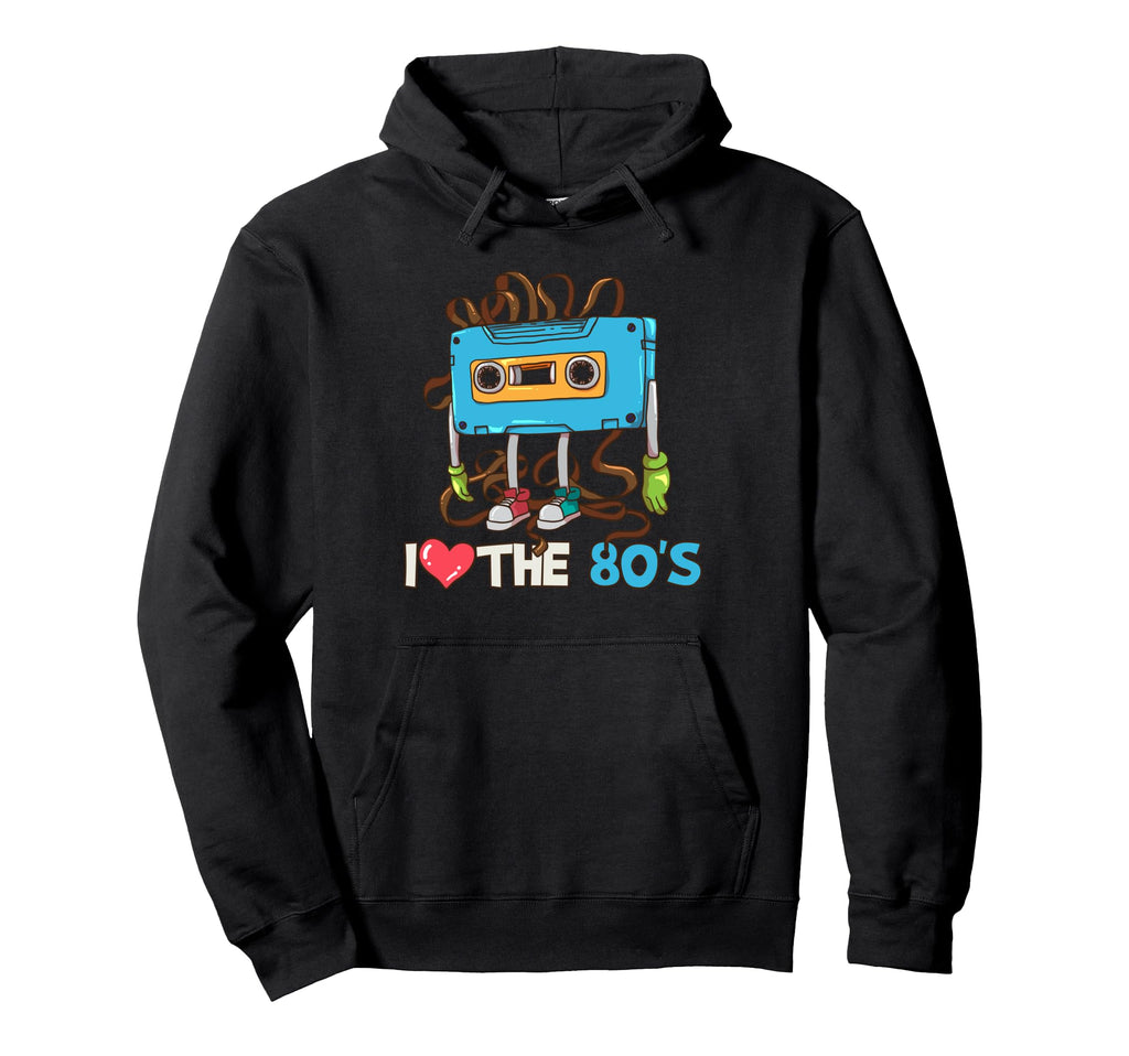 1980 Eighties Music Cassette Tape 80S Hoodie - Novelty Apparel for Adults - T-Shirt, Sweatshirt, Hoodie