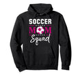 Soccer Mom Squad Soccer Ball Sport Lover Hoodie - Custom Art Print Unisex - T-Shirt, Sweatshirt, Hoodie