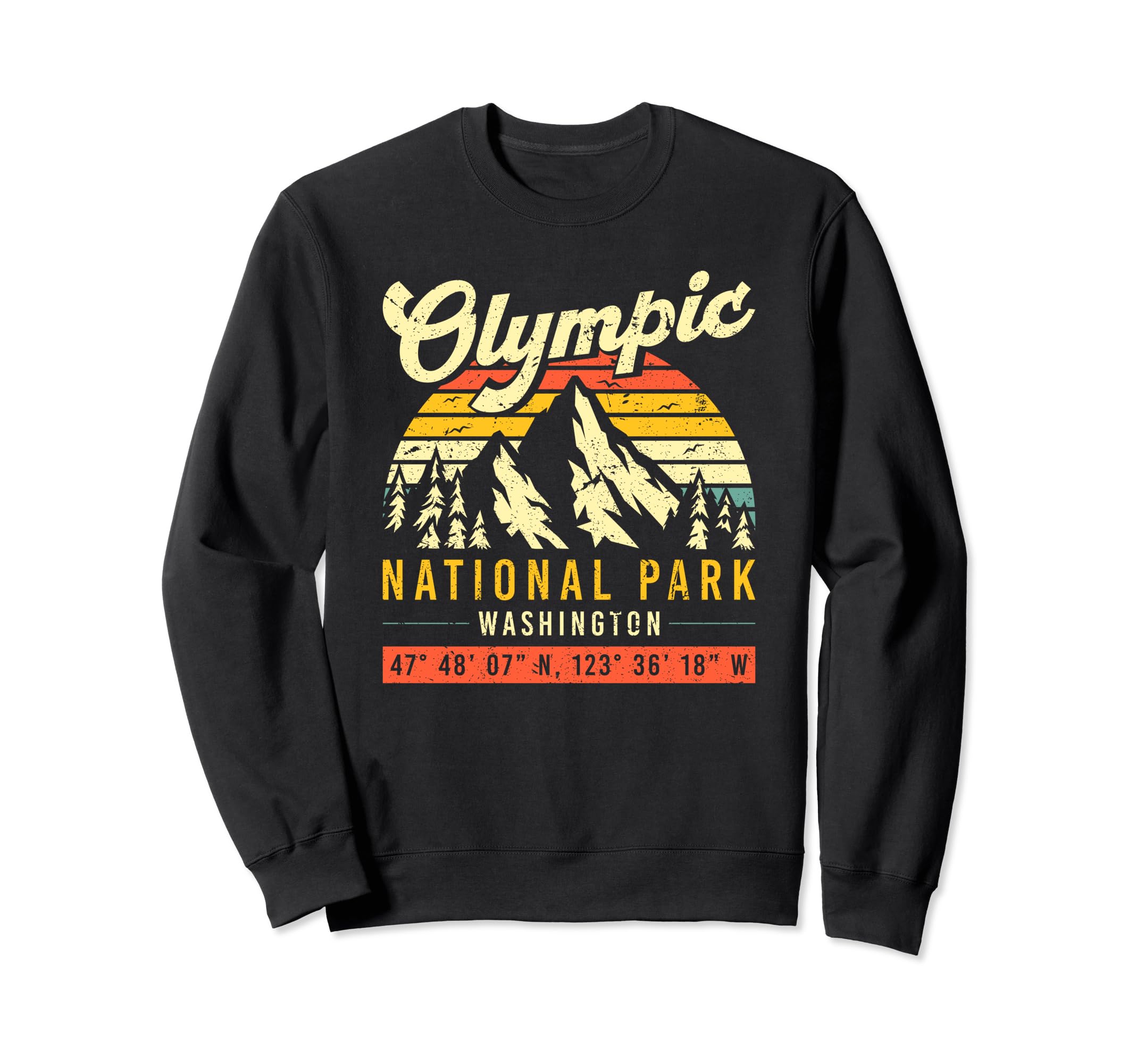 Olympic Washington National Park Sweatshirt - Fun Novelty Design Men Women - T-Shirt, Sweatshirt, Hoodie
