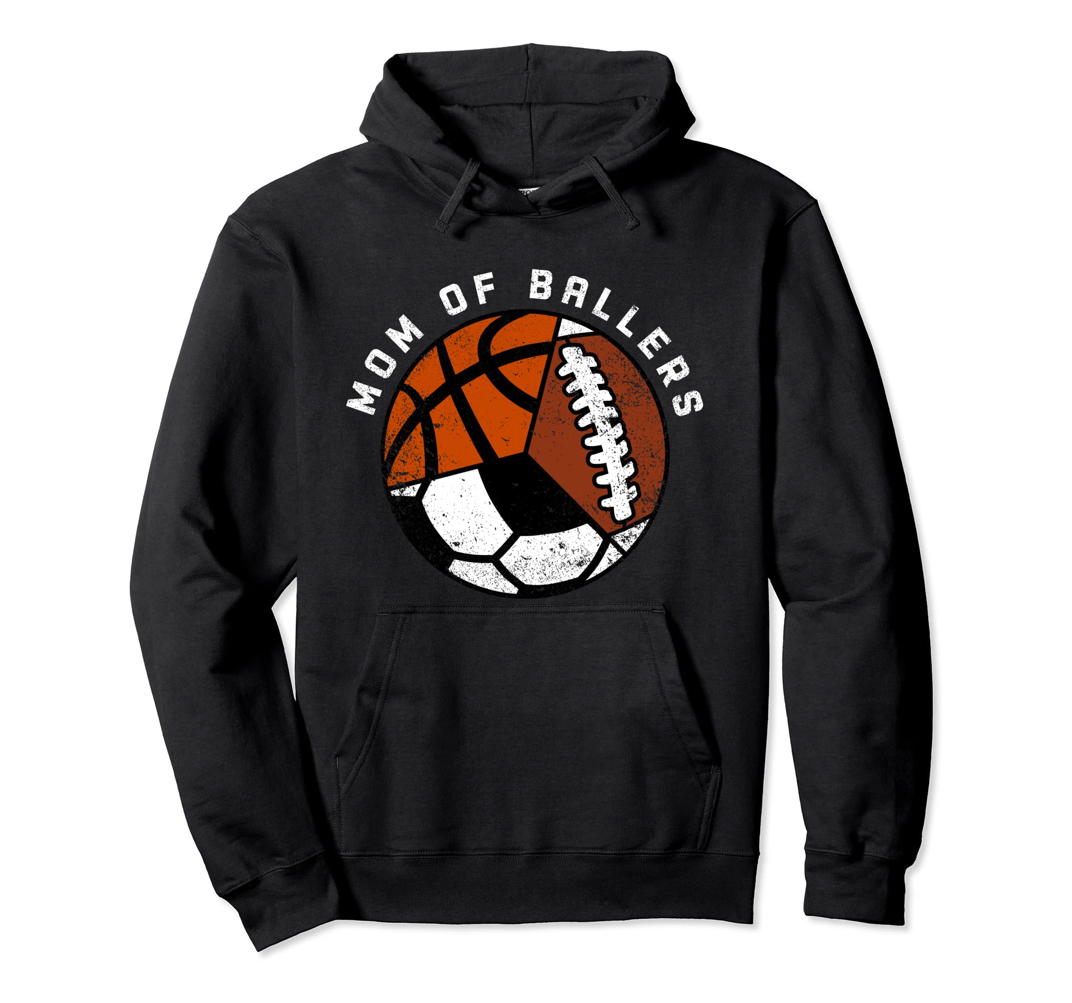 Mom Ballers Funny Football Soccer Hoodie - Streetwear Style Men Women - T-Shirt, Sweatshirt, Hoodie