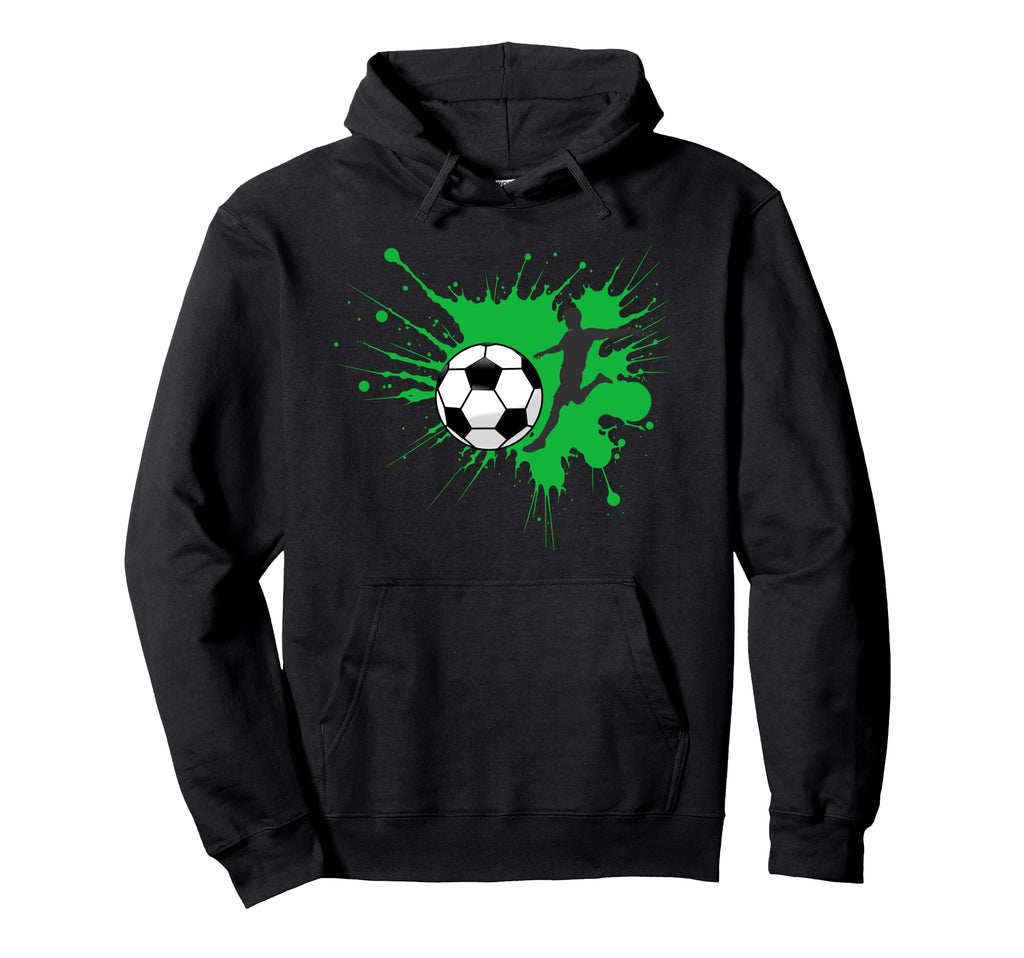 Splash Sports Fan Ball Game Lover Soccer Hoodie - Minimalist Print Unisex - T-Shirt, Sweatshirt, Hoodie