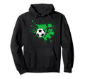 Splash Sports Fan Ball Game Lover Soccer Hoodie - Minimalist Print Unisex - T-Shirt, Sweatshirt, Hoodie