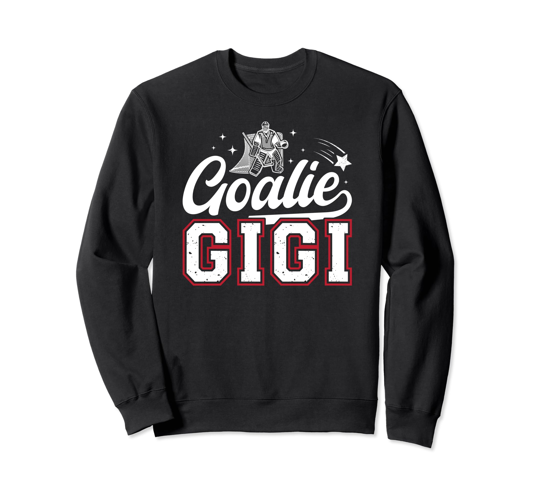 Ice Hockey Goalie Gigi Ice Sweatshirt - Aesthetic Graphic for Adults - T-Shirt, Sweatshirt, Hoodie