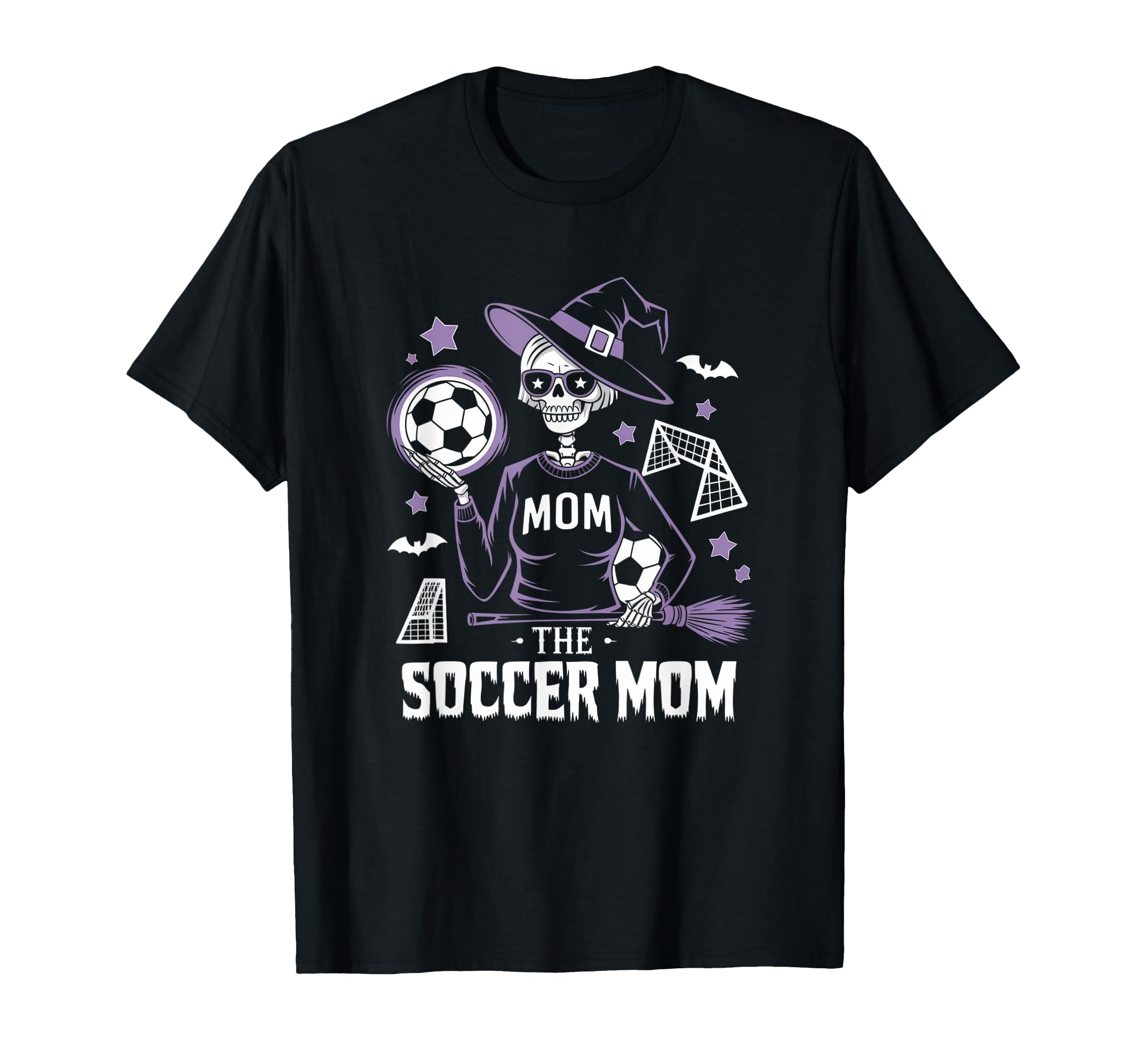 Soccer Mom Skeletton Halloween T-Shirt - Fun Novelty Design for Adults - T-Shirt, Sweatshirt, Hoodie