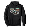 Cassette Tape Repair Squad Hoodie - Minimalist Print Men Women - T-Shirt, Sweatshirt, Hoodie