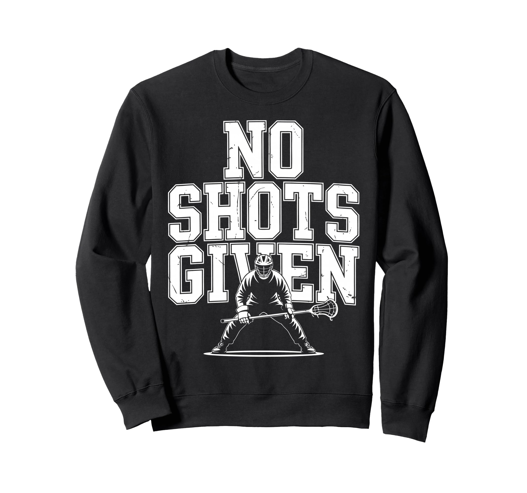 Lacrosse Defense Lax Goalkeeper Sweatshirt - Aesthetic Graphic for Adults - T-Shirt, Sweatshirt, Hoodie