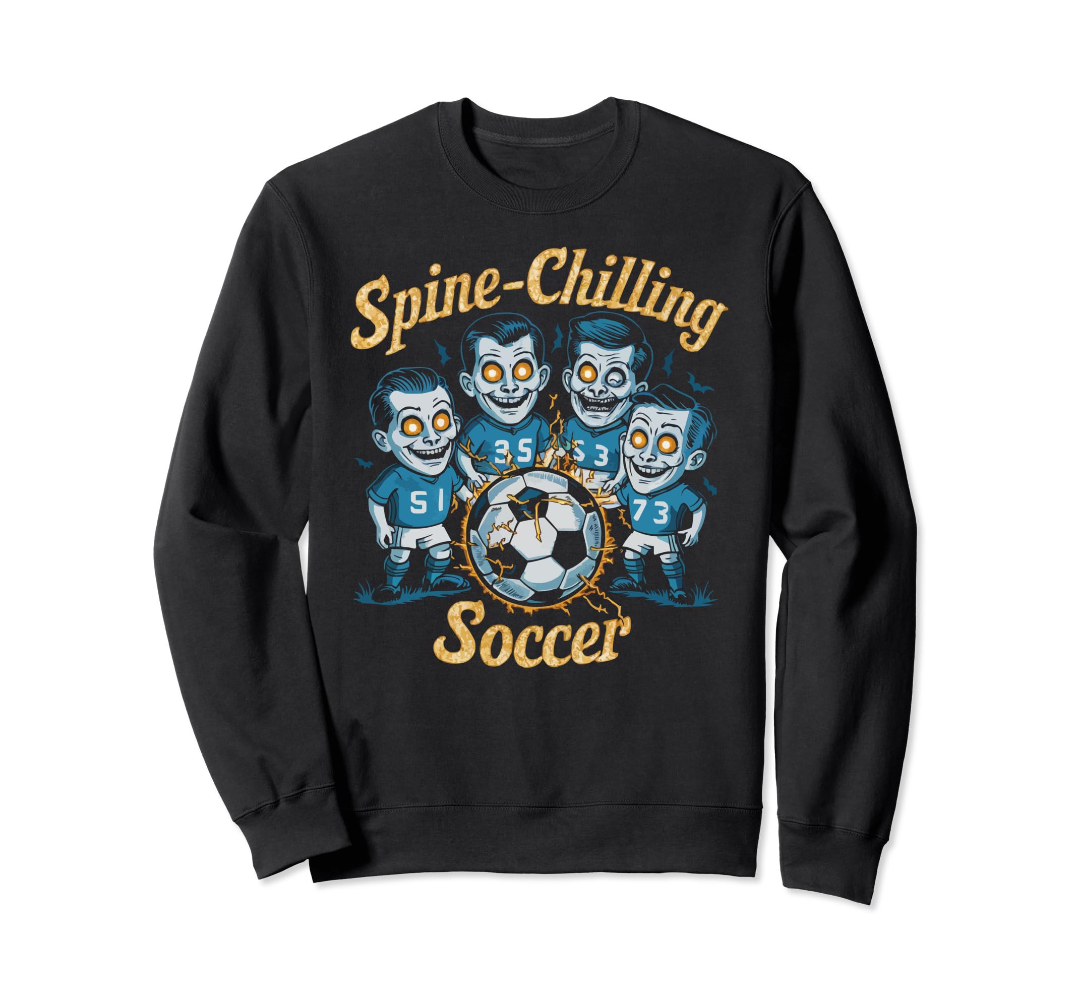Soccer Halloween Spooky Goalkeeper Sweatshirt - Streetwear Style Men Women - T-Shirt, Sweatshirt, Hoodie