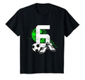 6Th Birthday Soccer Player Football 6 T-Shirt - Custom Art Print Men Women - T-Shirt, Sweatshirt, Hoodie