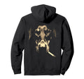 Doberman Smoking Cigarette Grunge Hoodie - Fun Novelty Design Men Women - T-Shirt, Sweatshirt, Hoodie